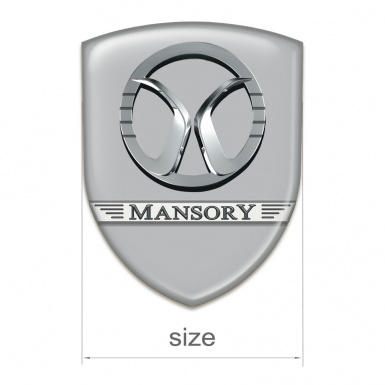 Mansory Emblem Exterior Stylish Grey Design 