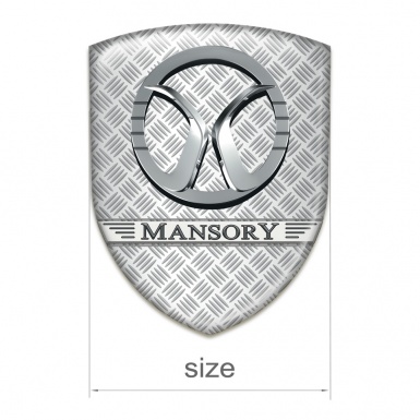 Mansory Emblem Badge Logo Grid Effect Design 