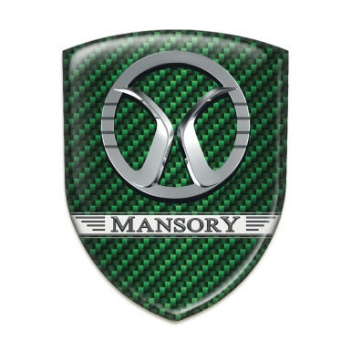 Mansory Tuning Emblem Green Carbon Design 