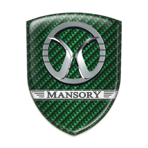 Mansory Tuning Emblem Green Carbon Design 