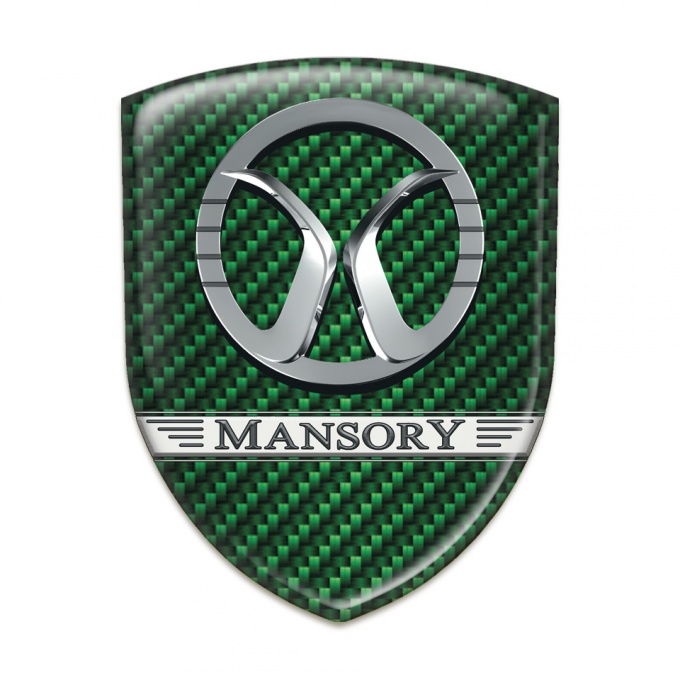 Mansory Tuning Emblem Green Carbon Design 