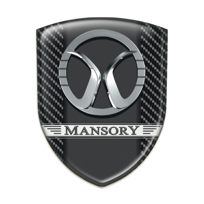 Mansory Tuning Badge Black carbon Style 