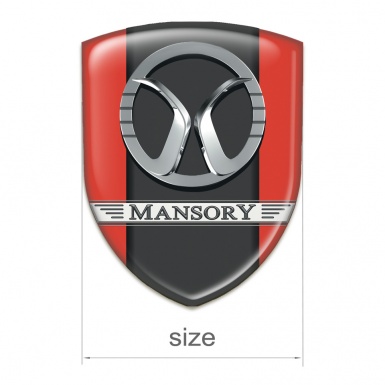 Mansory Tuning Badge High End Red Edition 