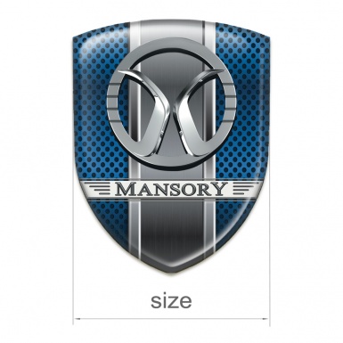 Mansory Silicone Shield Blue Mesh edition 