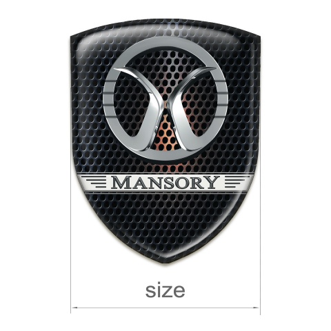 Mansory Silicone Shield Perforated Base with Red Shadow 