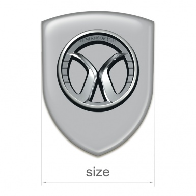 Mansory Logo Emblem High Quality Grey Edition 