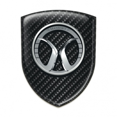 Mansory 3D Gel Emblem Black Fibers edition 