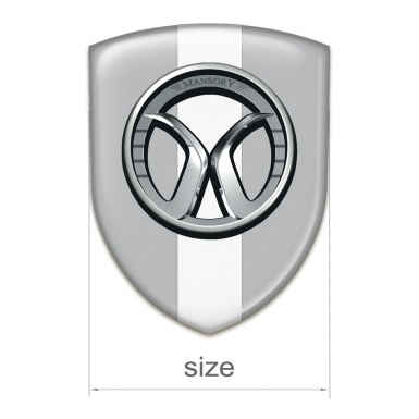 Mansory Emblem Interior Grey with White tape