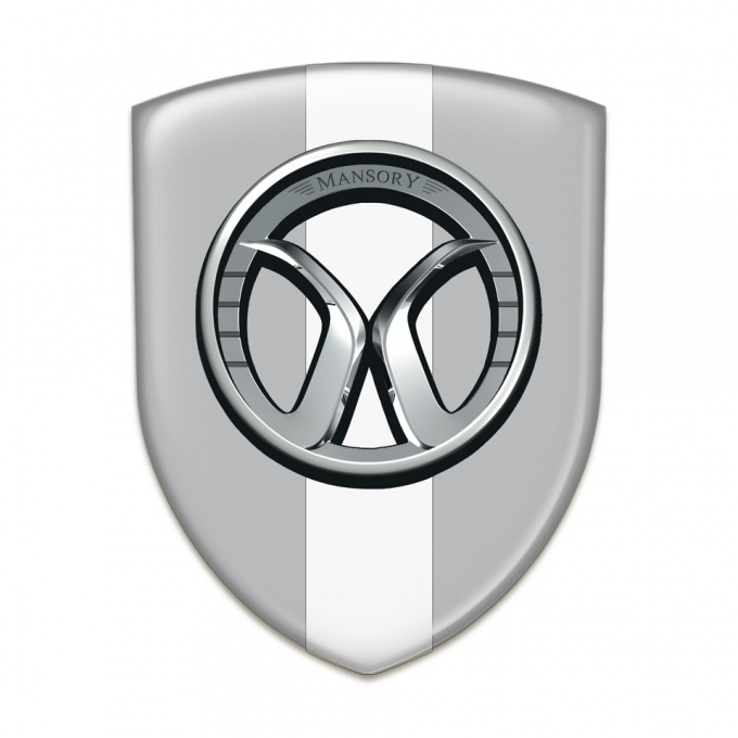 Mansory Emblem Interior Grey with White tape