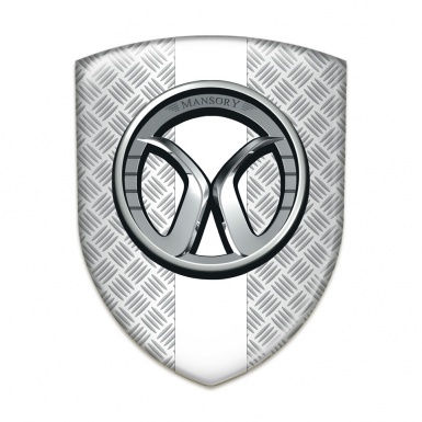 Mansory Tuning Emblem Mesh Effect with White Tape 