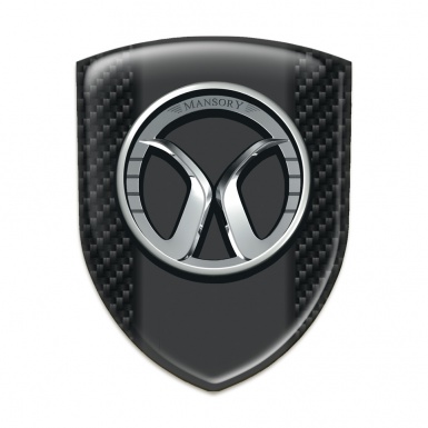 Mansory Car Interior Badge Dark Carbon Model 