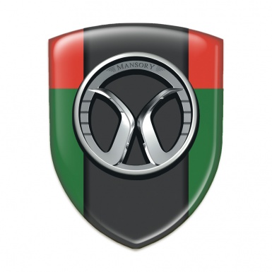Mansory Silicone Badge Green Red Model 