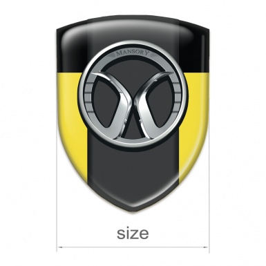 Mansory Resin Sticker Yellow Black Model