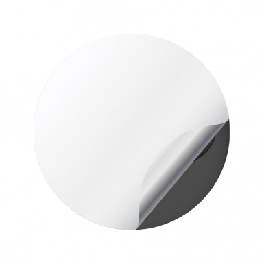 Hyundai Center Hub Dome Stickers White