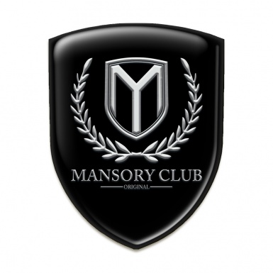 Mansory Logo Emblem Black base Classic Logo 