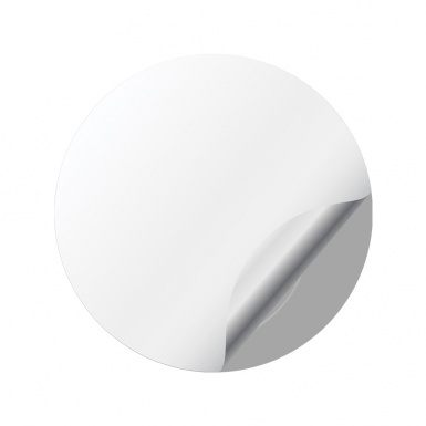 Porsche Silicone Stickers for Wheel Center Cap Black
