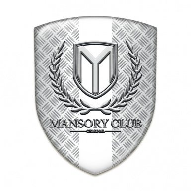 Mansory Emblem Interior Mesh Effect with White ribbon 
