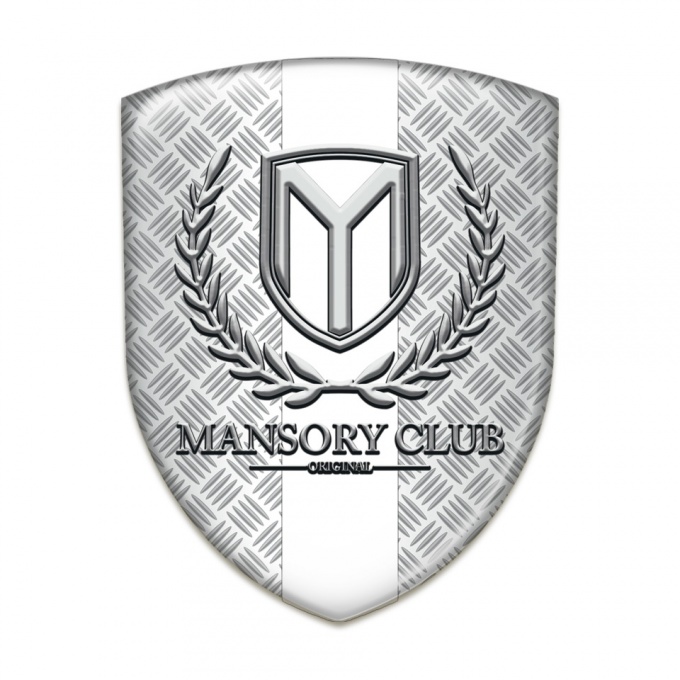 Mansory Emblem Interior Mesh Effect with White ribbon 