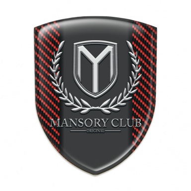 Mansory Tuning Emblem Red Carbon Variant 