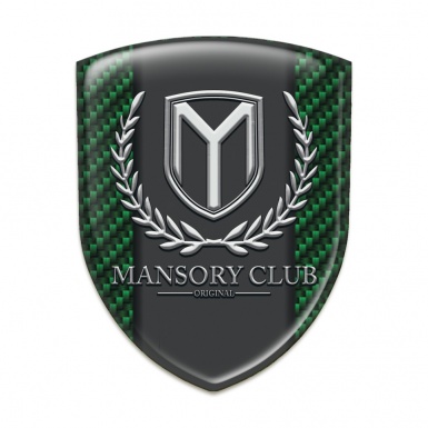 Mansory Domed Emblem Green Carbon Variant 