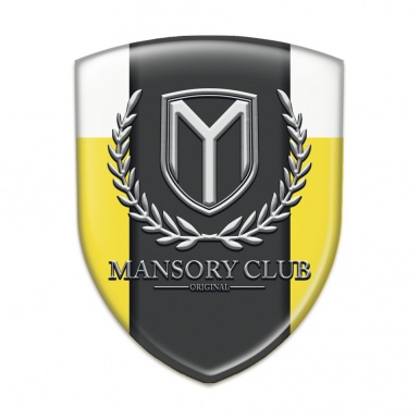 Mansory Resin Sticker Yellow White Variant 