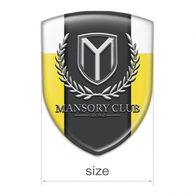 Mansory Resin Sticker Yellow White Variant 