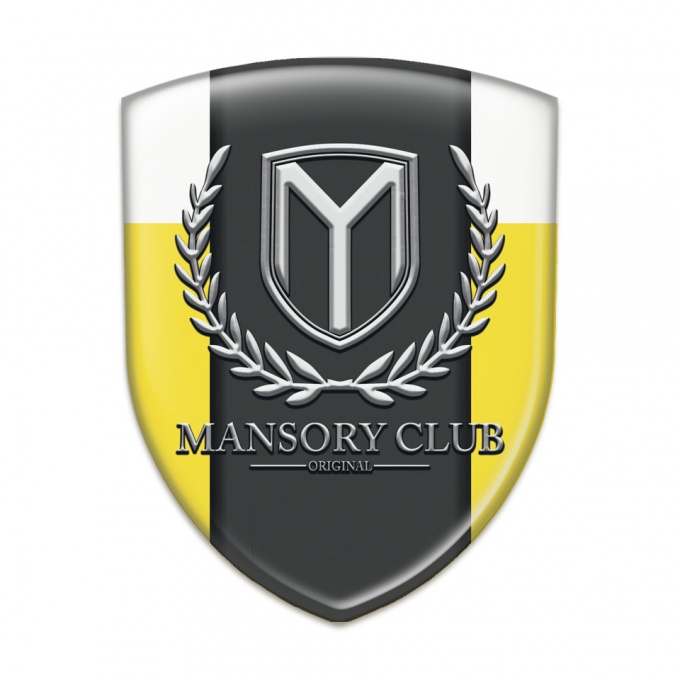 Mansory Resin Sticker Yellow White Variant 