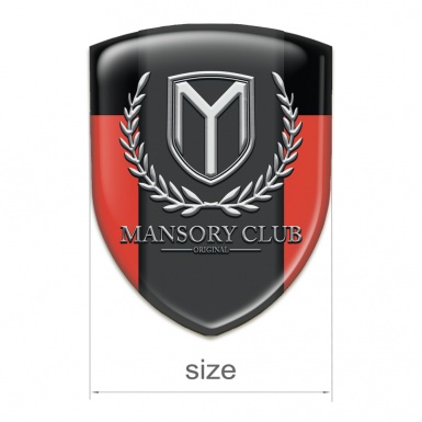 Mansory Emblem Interior red Black pattern 