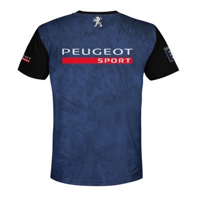 Peugeot T-shirt Sport Red Navy Black