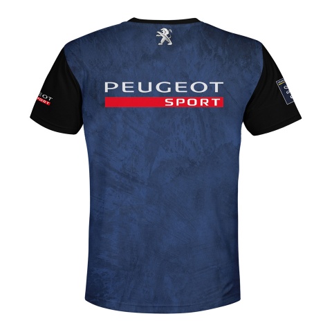 Peugeot T-shirt Sport Red Navy Black