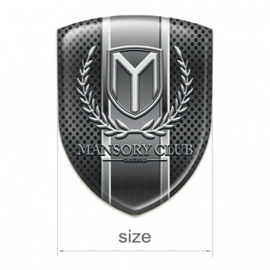 Mansory Tuning Badge Premium Quality pattern   