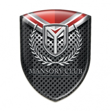 Mansory Silicone Car Decal Badge Racing Edition Pattern