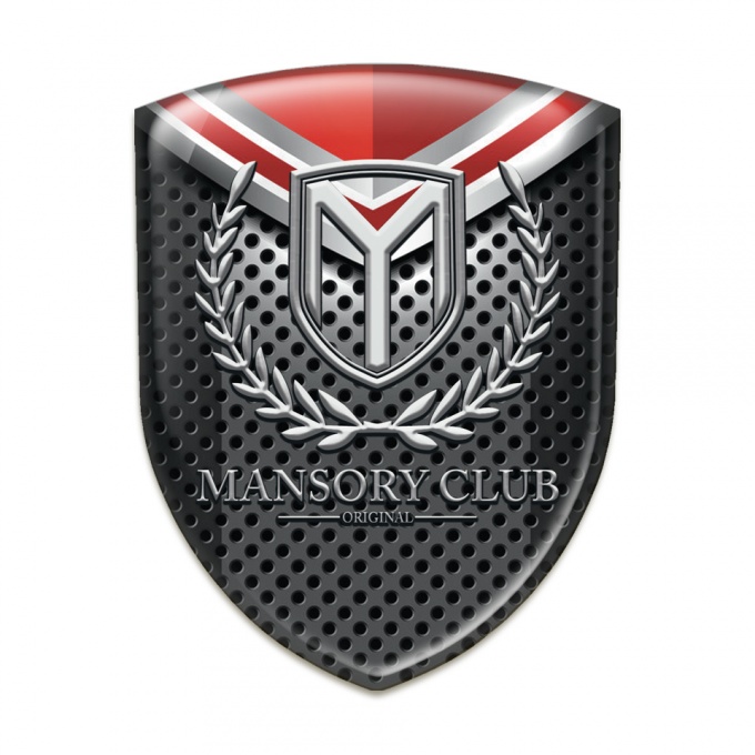 Mansory Silicone Car Decal Badge Racing Edition Pattern
