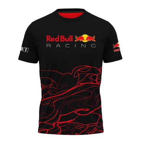 Red Bull T-shirt Racing Black Red Edition