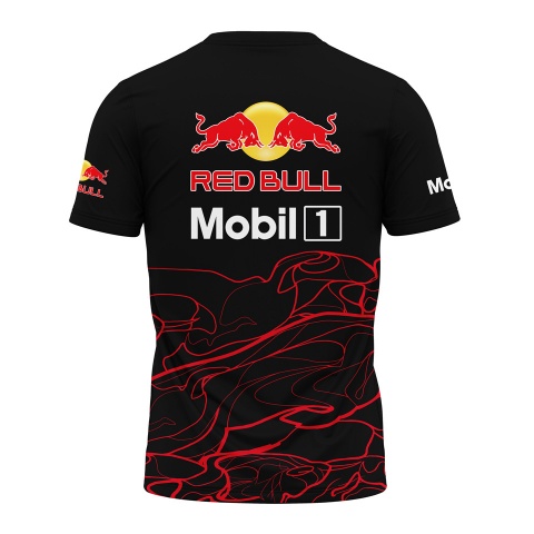 Red Bull T-shirt Racing Black Red Edition
