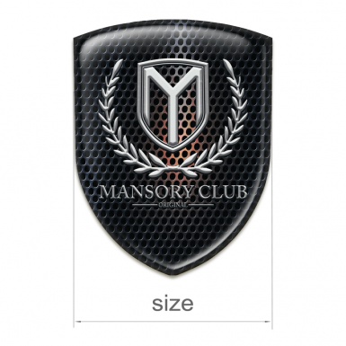 Mansory Tuning Badge Logo Shadow pattern 
