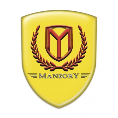Mansory Silicone Shield Yellow Base Red Logo