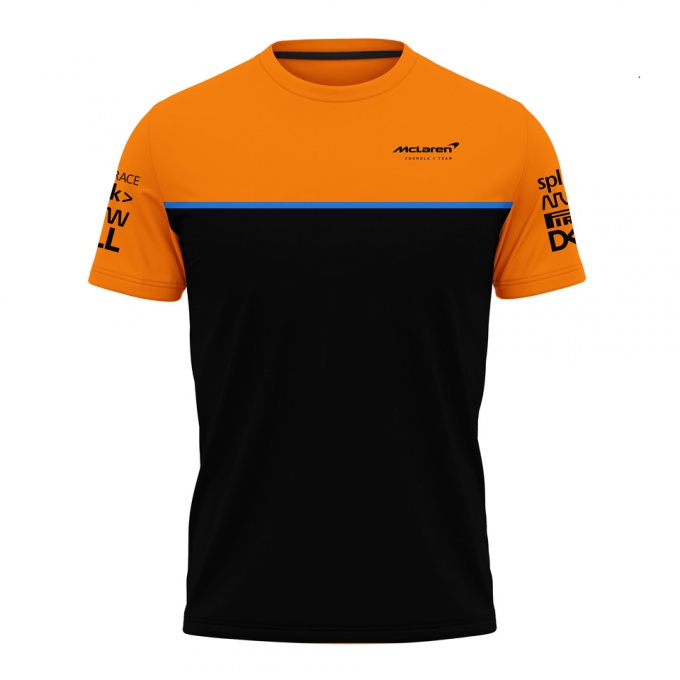 Mclaren T-shirt Formula 1 Team Orange Black White Edition