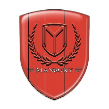 Mansory Domed Emblem Red Edition design 