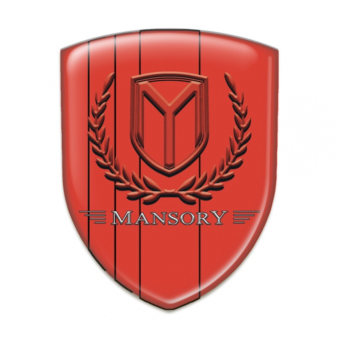 Mansory Domed Emblem Red Edition design 