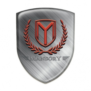 Mansory Emblem Exterior Brushed Metal effect 