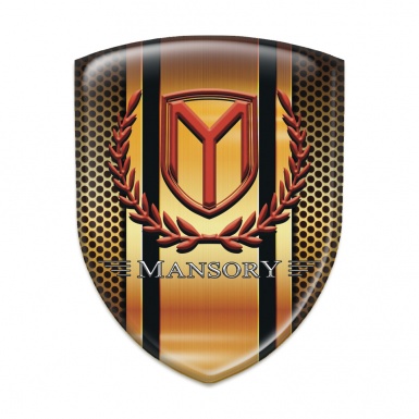 Mansory Emblem Badge Logo Copper Version 