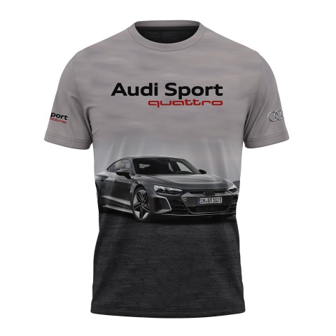 Audi Sport Quattro T-shirt Grey