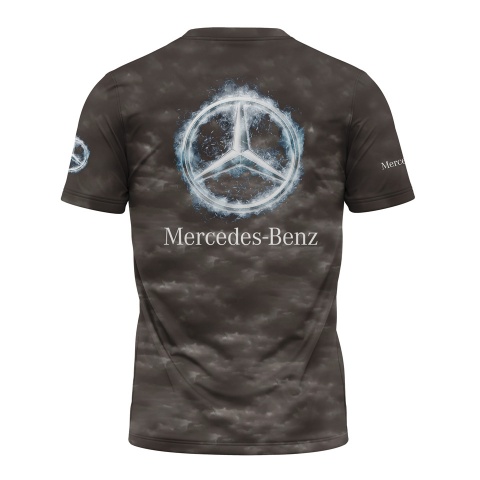 Mercedes T-shirt Grey Yellow Artwork Edition