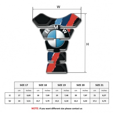 BMW Tank Guard Pads Black Nuance 