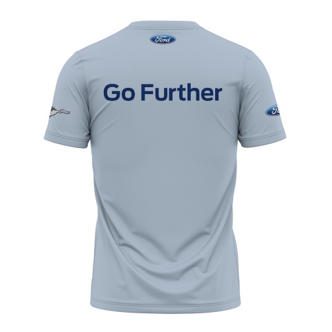 Ford Mustang T-shirt Go Further Blue
