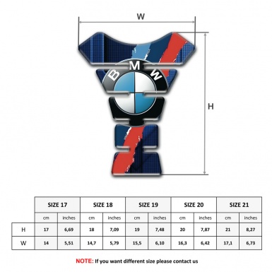 BMW Tank Protector Anti Slip Sticker High End Style 