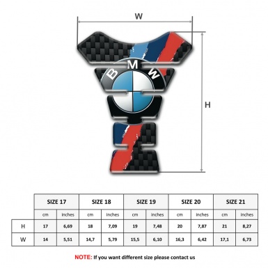 BMW Tank Pad Protector Black Carbon Base Style 