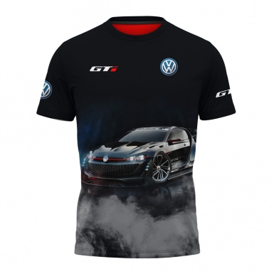 VW Volkswagen GTI Golf T-shirt Black