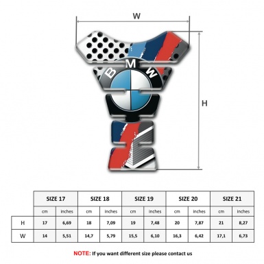 BMW Tank Guard Pads Perforated Motif 